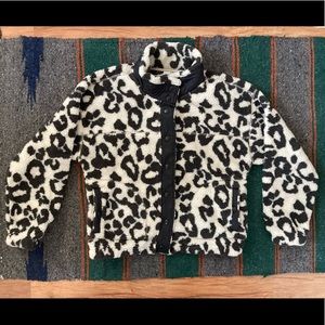 Old Navy Cropped Sherpa Jacket